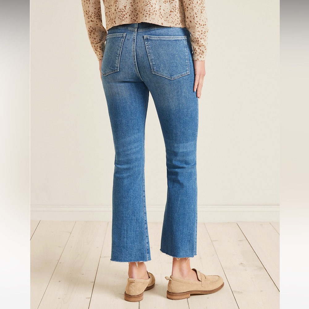 DL1961 Bridget Cropped Instasculpt Boot Jeans | Light Indigo | 28 | NWOT - Picture 4 of 8